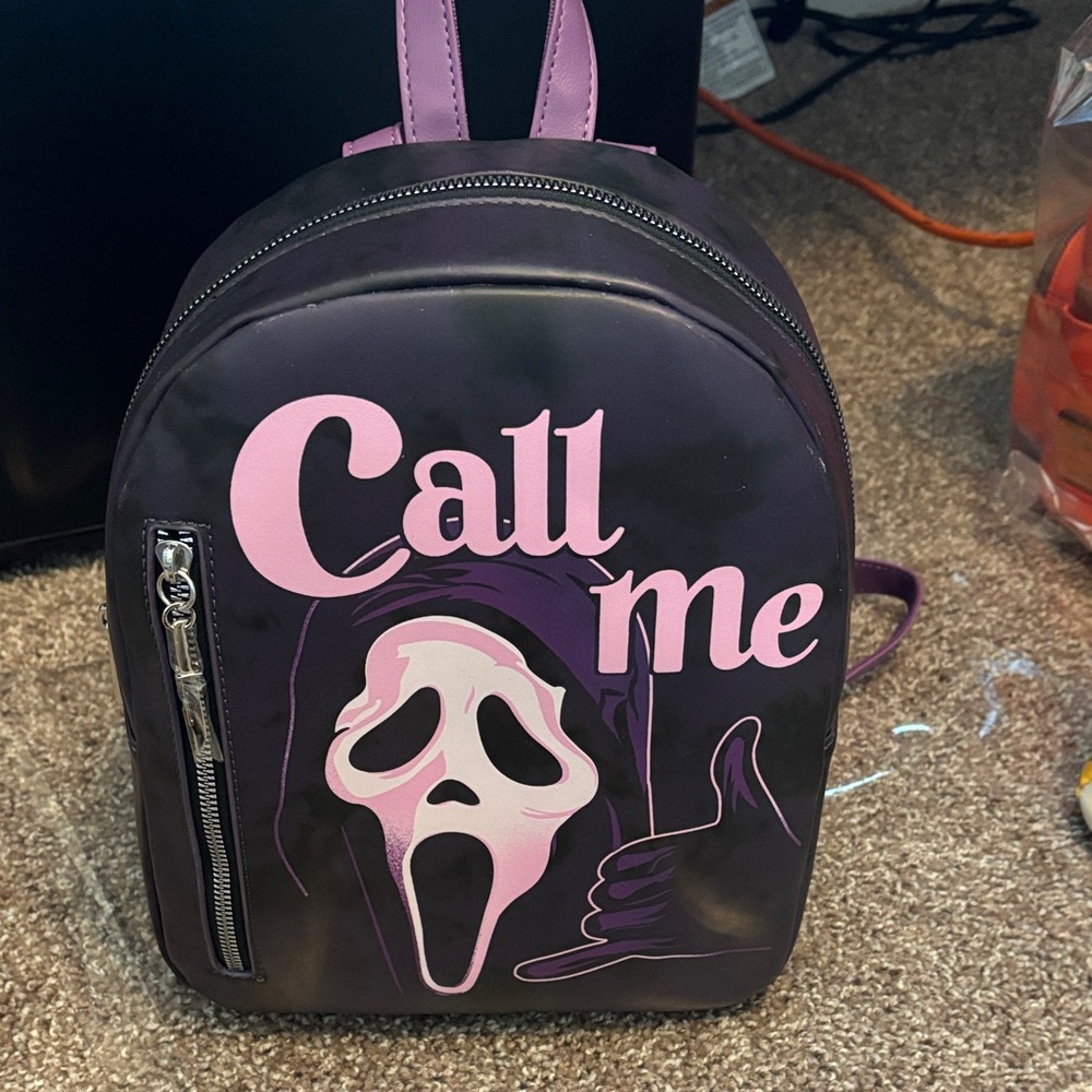 Purple and Pink Scream Backpack